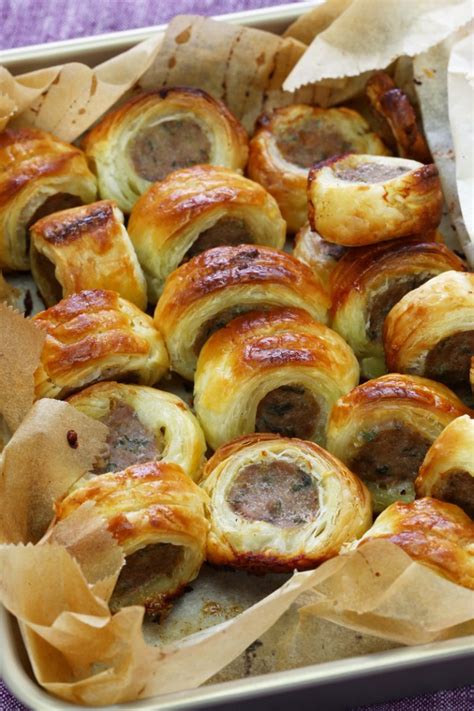 Puff Pastry Sausage Rolls - Savored Sips