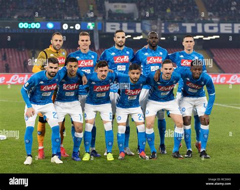 Ssc napoli team during soccer hi-res stock photography and images - Alamy