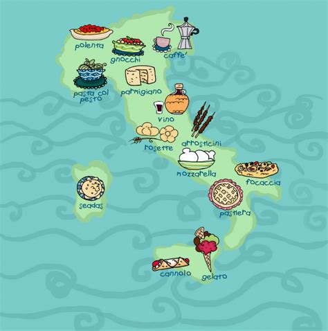 Craving Italian? Grab a Map as we explore Five of the Country's Culinary Regions.