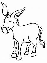 Donkey Coloring Pages To Print sketch template