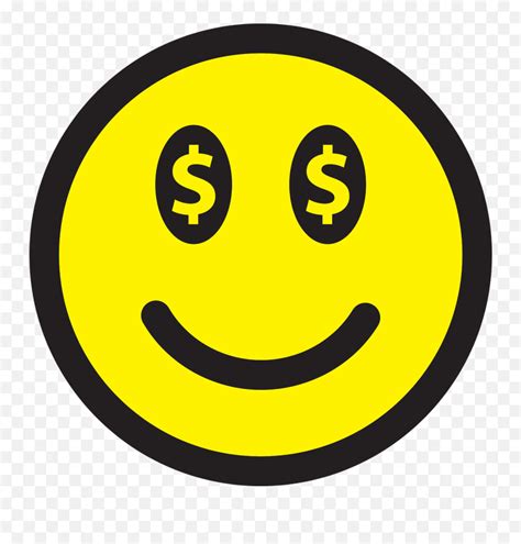 Smiley Emoticon Money Dollars Face - Happy Side And Dark Side Emoji ...