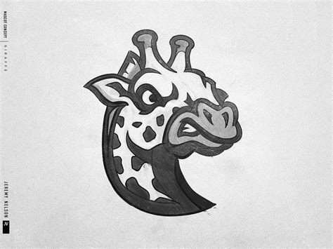 Giraffe | Mascot Logo by Jeremy Nelson on Dribbble