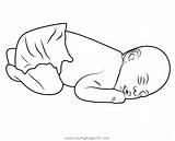 Newborn Baby Coloring Page For Kids  Free Babies Printable sketch template