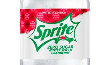 Sprite Winter Spiced Cranberry Is Back And They've Introduced A Zero Sugar Version This Year Too