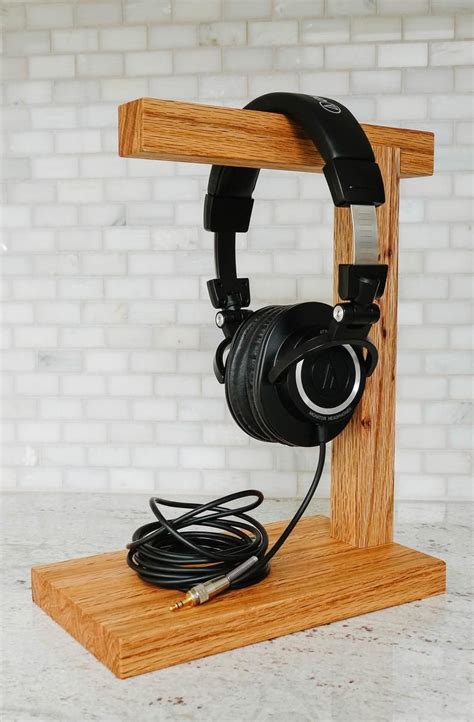 Wood Headphone Stand The Classic Headphone Holder | Etsy in 2020 | Wood ...