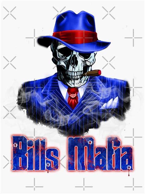 "Bills Mafia" Sticker for Sale by JTK667 | Redbubble