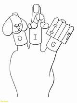 Puppet Coloring Pages Coloring sketch template
