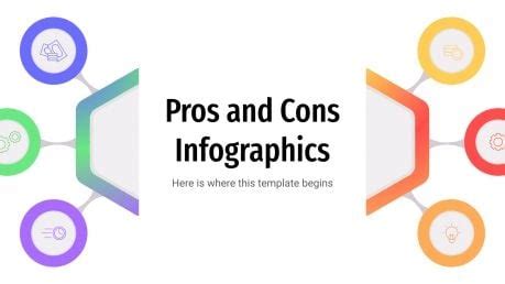 Pros and Cons Infographics for Google Slides and PowerPoint