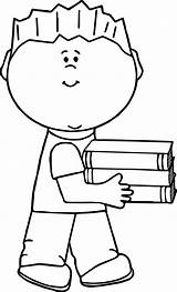 Boy Reading A Book Coloring Page Pages sketch template