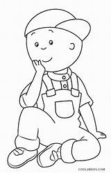 Caillou Family Coloring Pages sketch template