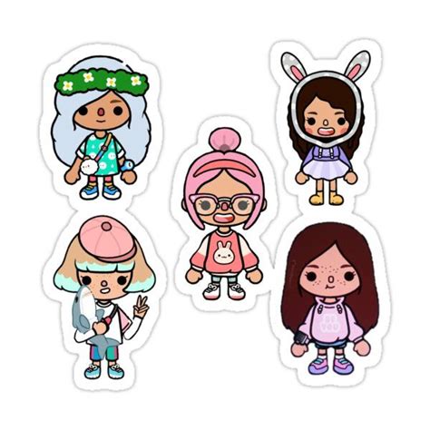 Toca boca life kids happy Sticker by Rachid-spipo in 2022 | Happy ...