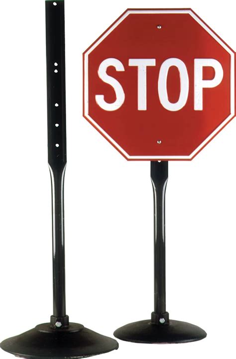 Cast-Iron Portable Sign Base and Stand for Parking Lot Signs – ADA Sign Depot