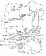 Plymouth Colony Coloring Page Pages sketch template
