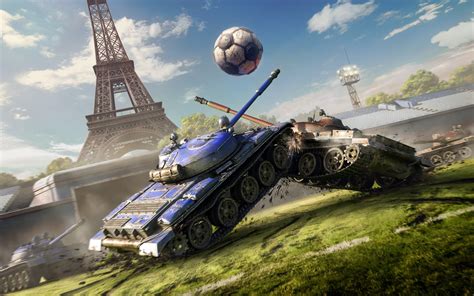 Wallpaper : battle, weapon, tank, World of Tanks, football, screenshot, pc game, combat vehicle ...