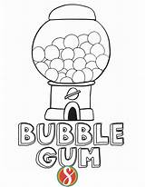 Gumball Machine Coloring Page sketch template
