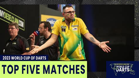 Top 5 Best Matches | 2023 World Cup of Darts | DartsNewsSpot | ダーツニューススポット