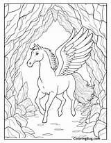 50  Pegasus Coloring Pages Free Printable PDFs sketch template