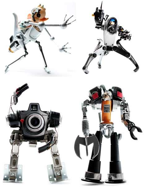 Art of Junk: Adorable Robots Made From Discarded Gadgets | Gadgets, Science & Technology