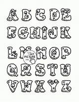 Printable Alphabet Coloring Book  Online sketch template