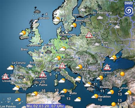 Weather Map Europe