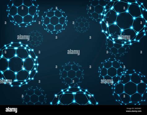 Buckyball fullerene molecules, illustration Stock Photo - Alamy