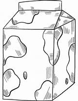 Carton Of Milk coloring Page  ColouringPages sketch template