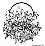 Crystal Coloring Pages Printable For Free Download sketch template