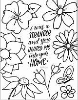 Pin By Csparker On Coloring Pages  Matthew 25 35 pages sketch template