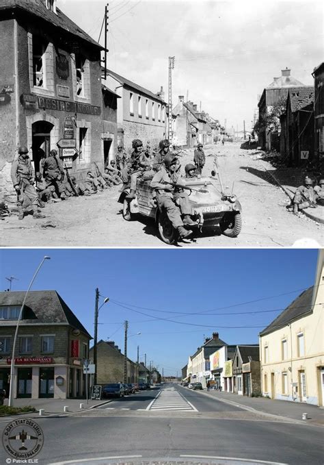 Normandy Ww2, Normandy Landings, Then And Now Photos, D Day Landings ...