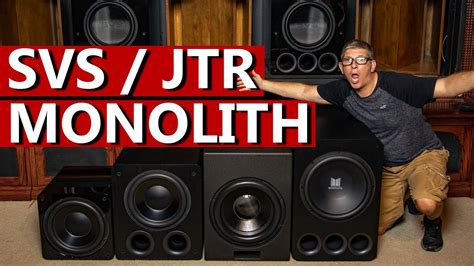 SVS vs JTR vs Monolith Subwoofers Size Comparison - YouTube