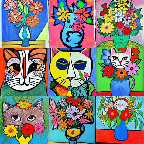flower cat picasso in | Stable Diffusion | OpenArt