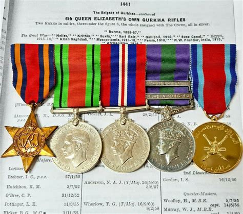 WW2 BURMA & MALAYA BRITISH ARMY MEDALS MAJOR A GRAY 8TH GURKHA & SULTAN ...