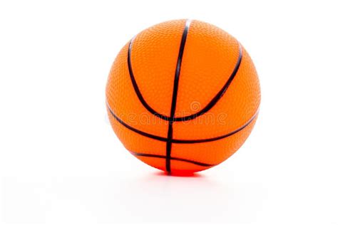 Basketball Orange Ball on White Stock Image - Image of color, leisure ...