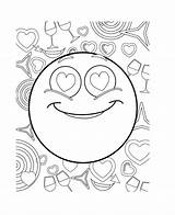 Emoji Coloring Page sketch template