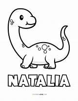 Natalia Name Coloring Pages  Nation sketch template