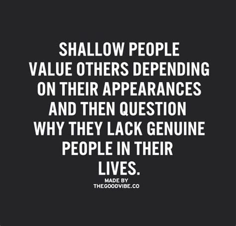 Shallow people-- pick friends for their character, not for appearance ...