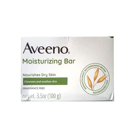 Aveeno, Moisturizing Bar, Fragrance Free, 3.5 oz (100 g)| Beautyfly