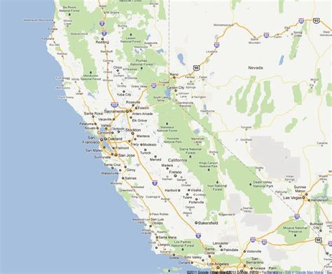 Google Maps California - Printable Maps