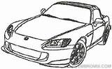 Honda S2000 Coloring Pages Sketch Coloring Page sketch template