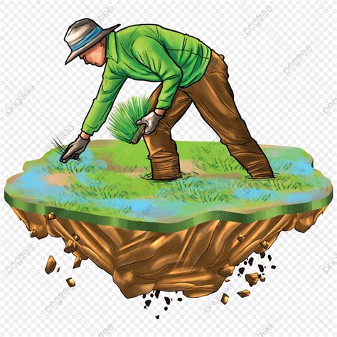 Rice clipart farmer planting, Rice farmer planting Transparent FREE for download on ...