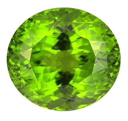 Oval Facet Peridot - Gemstone Image