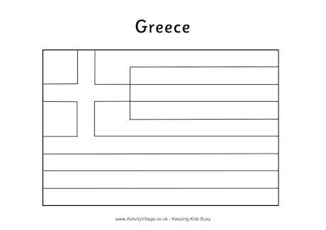 Entrelosmedanos: Greek Flag Coloring Pages