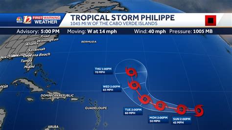 Tropical Storm Philippe updates: Latest maps, spaghetti models and paths