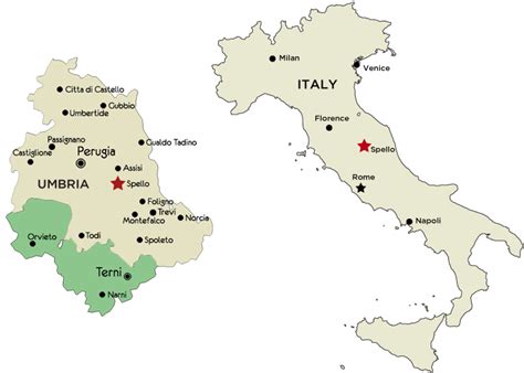 Norcia Italy Map