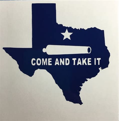 Come And Take It Decal Texas Decal