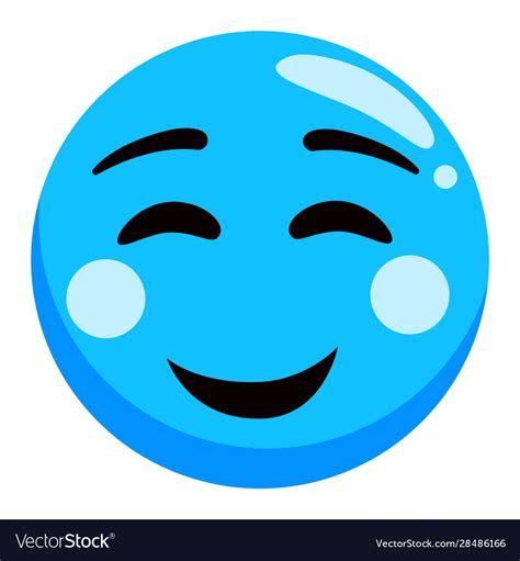 Expression mood happy smiley smile Royalty Free Vector Image