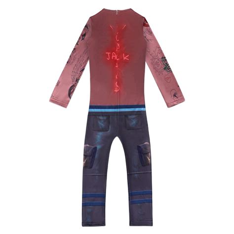 Fortnite Travis Scott Costume Jumpsuit for Kids Halloween Supplies ...