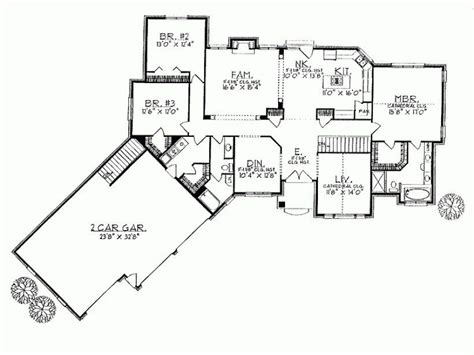 Lovely Angled Ranch House Plans - New Home Plans Design