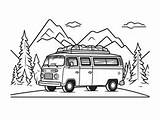 Road Trip Coloring Page For Download  Coloring sketch template