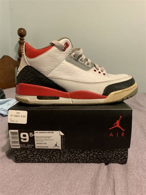 Air Jordan Retro 3 'Fire Red' | Kixify Marketplace